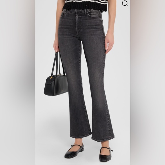 MOTHER Women's Charcoal Flare Jeans - Picture 2 of 7